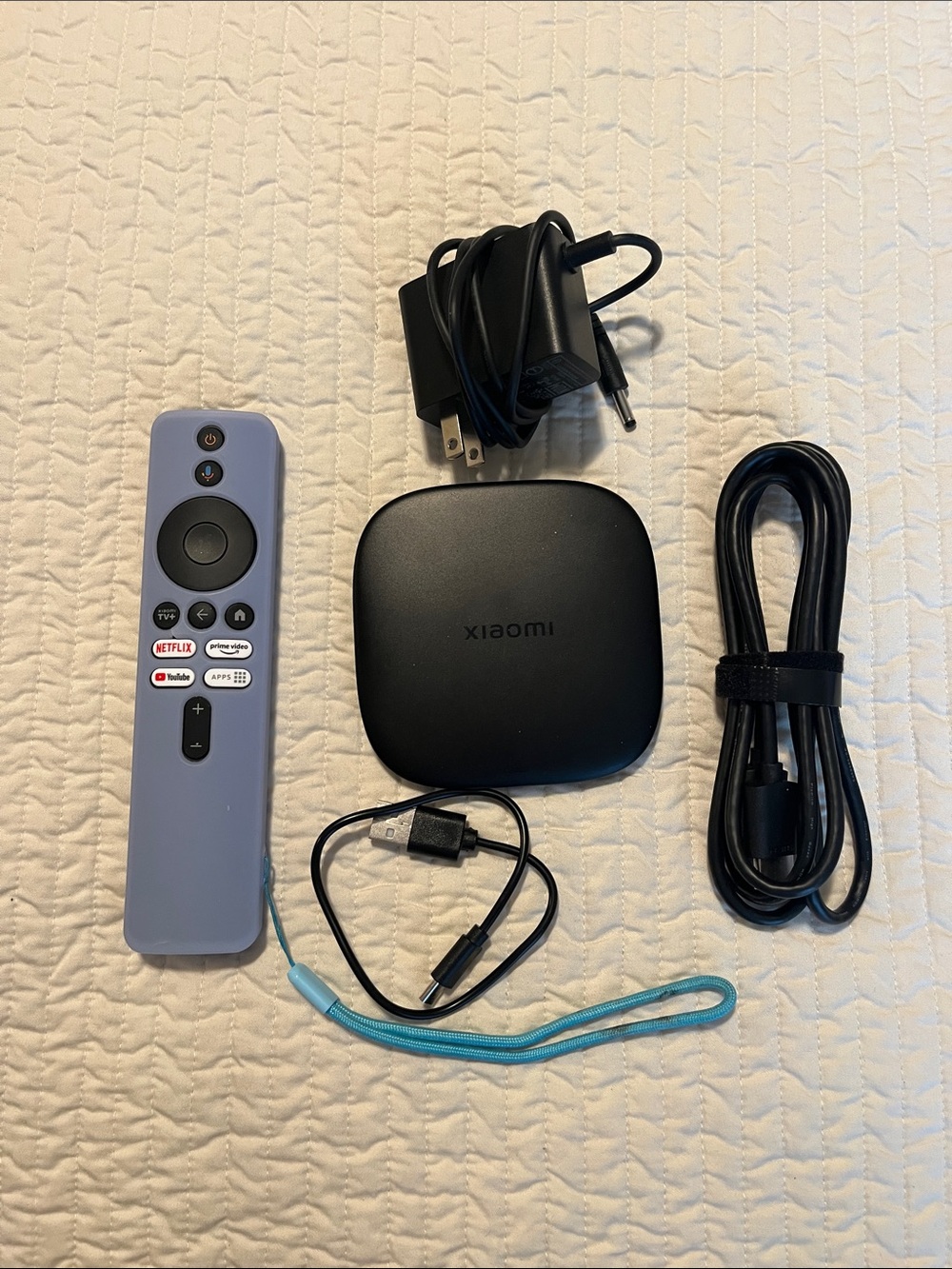 Xiaomi TV Streaming Box with Remote - Black & Light Gray